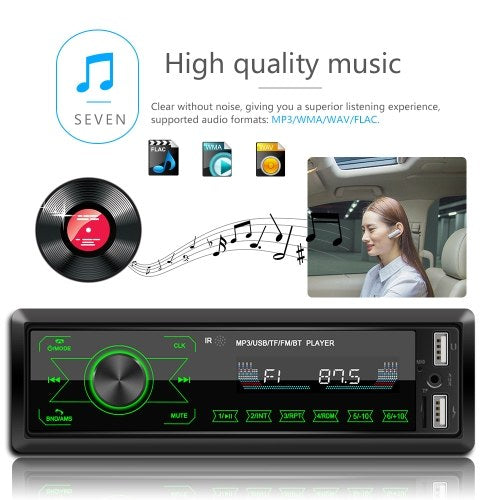 Autoradio Car Stereo MP3 Player In Dash AUX-in FM Radio Receiver MP3 HeadUnit Car Audio Player Bt Connection M-10