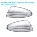 1PC Left Side Car Rear View Mirror Light Sign Mirror Lamp for B-enz W204 W164 ML 07-11