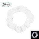 Universal Disposable Steering Wheel Cover, White Elastic Plastic Steering Wheel Cover