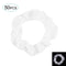 Universal Disposable Steering Wheel Cover, White Elastic Plastic Steering Wheel Cover