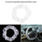 Universal Disposable Steering Wheel Cover, White Elastic Plastic Steering Wheel Cover