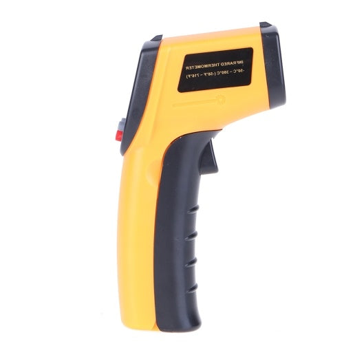 Digital Infrared Thermometer Laser Industrial Temperature Gun Non-Contact with Backlight -50-380°C（NOT for Humans）