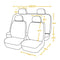 11Pcs Luxury Car Seat Covers