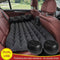 Wave Round Pier Air Bed Car Travel  Inflatable Mattress Travel Sleeping Camping Cushion Back Seat Pads with Two Air Pillows