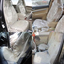 Car Disposable Plastic Seat Covers Universal Transparent Seat Protective Covers Anti-dust Disposable Clear Seat Safety Cover, 100pcs