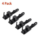 4 Pack Headrest Hooks for Car Purse Hanger Headrest Hook Holder for Car Seat Organizer Behind Over the Seat Car Hooks-Hang Purse or Grocery Bags Black