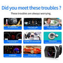 Car HUD Display, Head Up Display High Definition Speedometer Car Diagnostic Tool OBDⅡ Fault Code Elimination Safe Driving Computer Overspeed Fault Alarm for All Vehicles