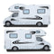 Car Two side RV Stripes Graphics Decals Car Stickers Vinyl Graphics for Caravan Travel Trailer Camper Van