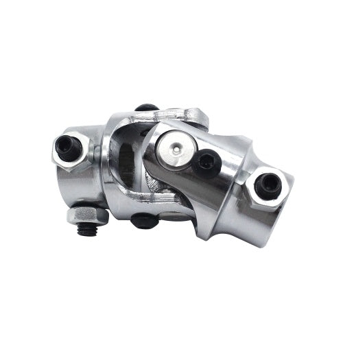 3/4-36 Spline X 3/4'' DD Smooth Chrome Universal Steering Shaft U-Joint Mustang II Power Rack