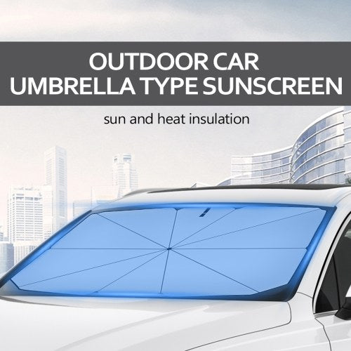 Car Vehicle Sunshade Outdoor Auto Umbrella-type  Sunproof Sunshade Foldable Summer Car Cover Car Accessorie