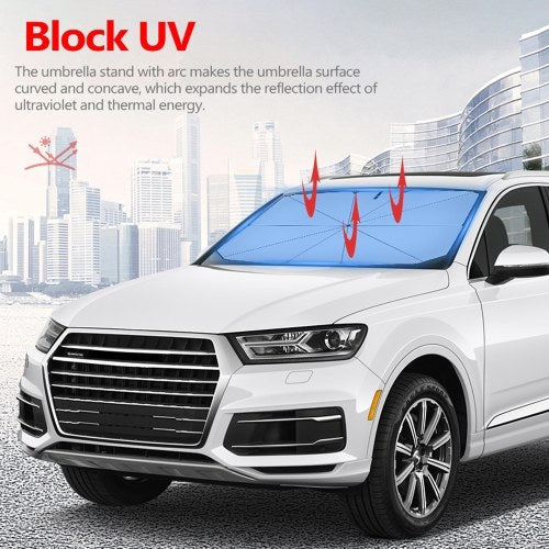 Car Vehicle Sunshade Outdoor Auto Umbrella-type  Sunproof Sunshade Foldable Summer Car Cover Car Accessorie