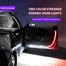 Car Door Streamer Warning LED Lights Universal Modified Anti-collision Door Lamp Welcome Decor Lamp Strips Anti Rear-end Collision Safety Car Accessories