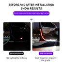 Car Door Streamer Warning LED Lights Universal Modified Anti-collision Door Lamp Welcome Decor Lamp Strips Anti Rear-end Collision Safety Car Accessories