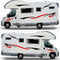 Car Auto Body Sticker Self-Adhesive Side Truck Graphics  Stickers and Decals for Camper Caravan RV Trailer