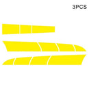 3pcs Car Hood Stripe Sticker Auto Racing Body Side Stripe Decal Skirt Roof Creative Stripe Refitting body pasting Car Body Styling Sticker Removable Waterproof