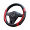 Car Steering Wheel Cover Soft Leather Grip Steering Wheel Non-Slip Cover Universal Fit For Truck, SUV, Cars