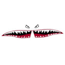 Pair Shark Teeth Mouth Reflective Decals Sticker Graphics Car Sticker Decals Accessories