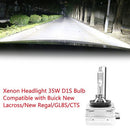 Xenon Headlight 35W D1S Bulb HID Lamp Headlamp Compatible with Buick New Lacross/New Regal/GL8S/CTS