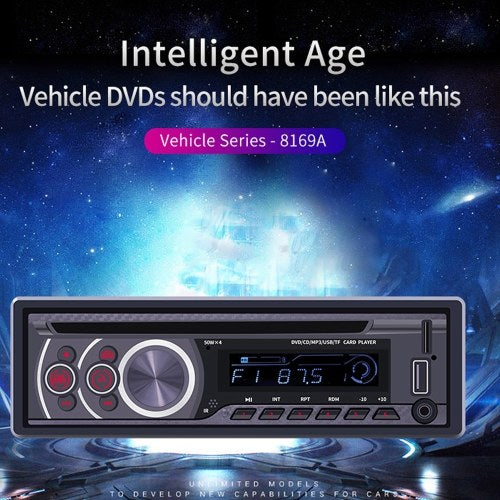 One Din Car DVD Player BT Car Player Plug In A USB Radio Car MP3 Audio System One Din Car Radio BT Stereo Auto Audio DVD MP3 Player Car Multimedia Player