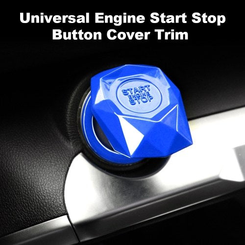 Car Engine Start Stop Button Cover Trim Ignition Sticker Car Interior Decoration Universal