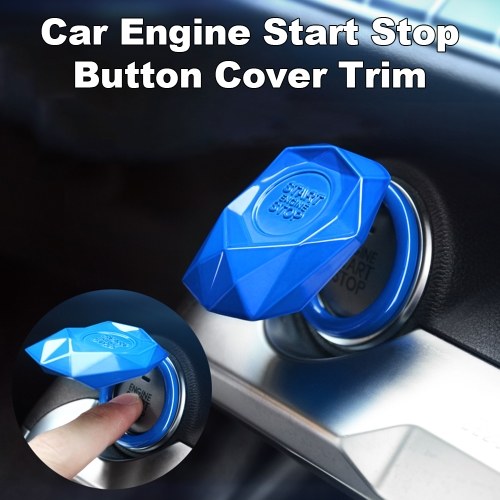 Car Engine Start Stop Button Cover Trim Ignition Sticker Car Interior Decoration Universal