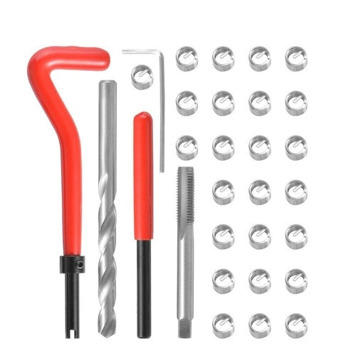 30Pcs Metric Thread Repair Insert Kit M3 M4 M7 M9 M11 Helicoil Car Pro Coil Tool M3*0.5