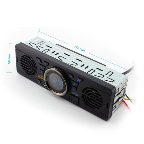 12.0V Car Secure Digital Memory Card MP3 Audio Electric Car Radio With Loudspeaker BT Host Speaker Car Radio Car Stereo