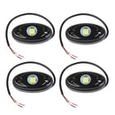 4Pcs Rock Lights 4-Pod for JEEP Offroad Truck UTV ATV Boat Underbody Light