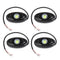 4Pcs Rock Lights 4-Pod for JEEP Offroad Truck UTV ATV Boat Underbody Light