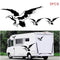 Car Auto Body Sticker 5PCS Self-Adhesive Side Truck Graphics Eagle Stickers Decals for Camper Caravan RV Trailer