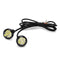 10 Pack 23mm Eagle Eye LED Bulb DRL Light Car Motorcycle Turn Signal Light Fog Tail Backup Reverse Light(White Light)