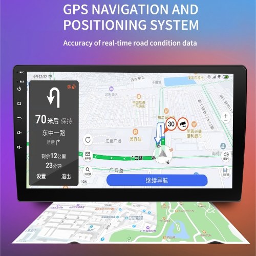 مشغل فيديو متعدد الوسائط وراديو السيارة 9 بوصة، نظام تحديد المواقع العالمي، التوصيل البيني للهاتف المحمول