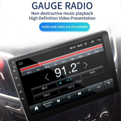 9in Car Radio Multimedia Video Player Global Positioning System Mobile Phone Interconnection