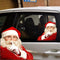 2PCS 3D Cartoon Santa Car Window Cover Auto Covers Realistic Car Sticker Christmas Gift(Left and Right)