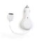 Tirol New Car Charger Cigarette Socket Power Adapter with Micro USB Retractable Cable for iPhone 4/4S