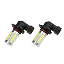 2 X 5630 33-SMD 850LM LED مصباح ضباب السيارة لمبة 9005 مقبس أبيض