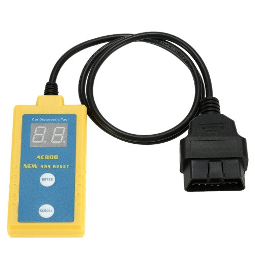 ALBABKC AC808 Auto Car Airbag Diagnostic Scan Tool Code Reader Scanner Read and Clear SRS Trouble Codes for BWM