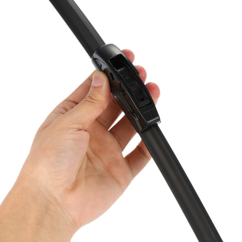 16" 400mm Car Windshield Wiper Blade Universal U-type Frameless Bracketless Soft Rubber Windscreen Blade Clean & Quiet