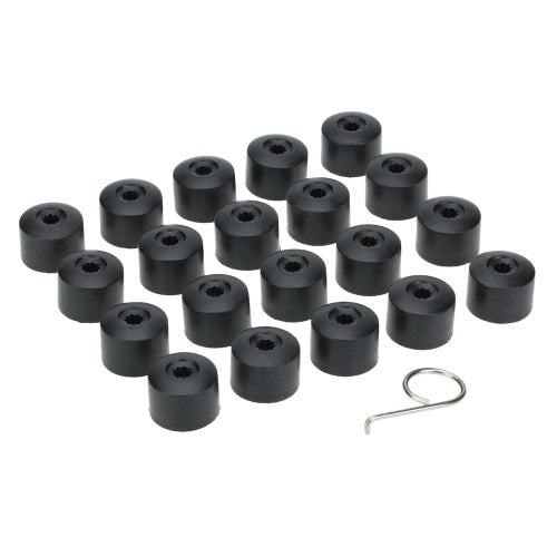 20Pcs 17mm Car Wheel Nut Cover Bolt Cap Removal Tool for VW Golf Bora Passat