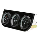 52mm Electronic Triple Gauge Kit Oil Pressure Water Temperature Gauge Voltmeter 3 in 1 Car Motorcycle Meter