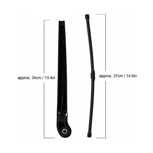 Car Rear Window Windshield Wiper Arm & Blade Complete Replacement Set for BMW E70 X5 X5M