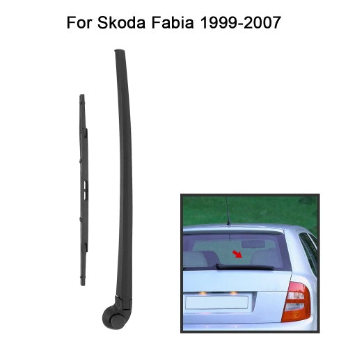 Car Rear Window Windshield Wiper Arm & Blade Complete Replacement Set for Skoda Fabia 1999-2007