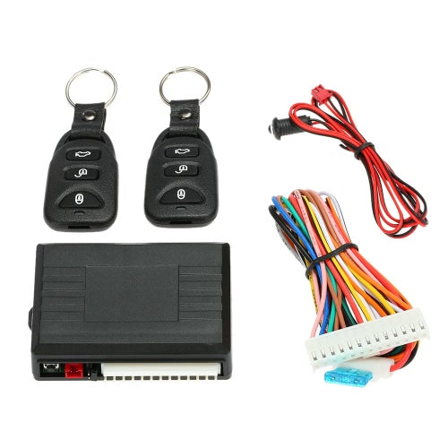 Universal Remote Central Control Box Kit Car Door Lock Keyless Entry System with Trunk Release Button