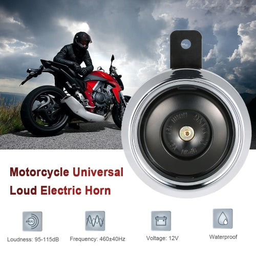 DC 12V 1.5A 105dB Universal Waterproof Motorcycle Loud Electric Horn