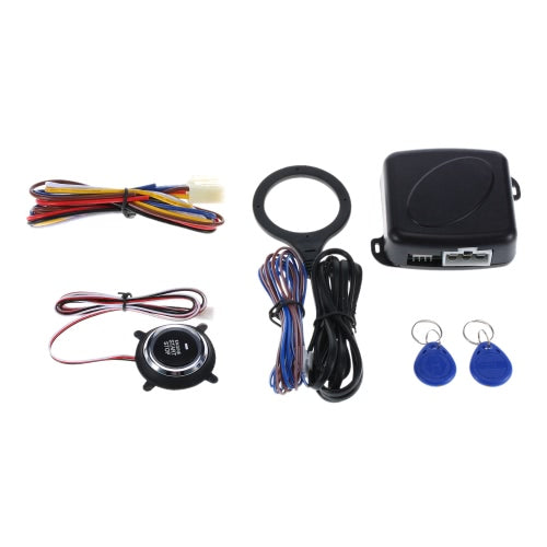 Car Engine Push Start Button RFID Safe Lock Ignition Switch Keyless Entry Starter Anti-theft System