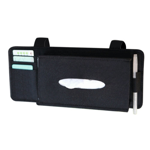 Fashion Car Sun Visor Type Wool Felt Hanging Tissue Box Pouch Card Storage