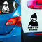 Cute Lovely Baby Cool Hat Sunglasses on Board Pattern Car Sticker Window Reflective Sheeting 3D Car Windshield Decal Rear Funny Outside Styling Auto Vehicle Decoration Affixed Cover Laptop Truck Accessories