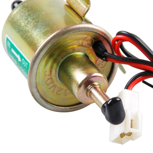 Universal Metal Solid Gasoline Petrol 12V Inline Vehicle Electric Fuel Pump HEP-02A Low Pressure  Automobile Cars for Nissan Mazda Toyota