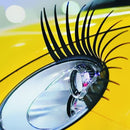 2Pcs Cute Lovely Car Headlight Eyelash Sticker 3D Decoration Truck Lighting Auto Decals Car Styling Exterior Accessories