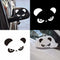 2pcs Reflective Hi Panda Rearview Mirror Car Body Styling Sticker Removable Waterproof